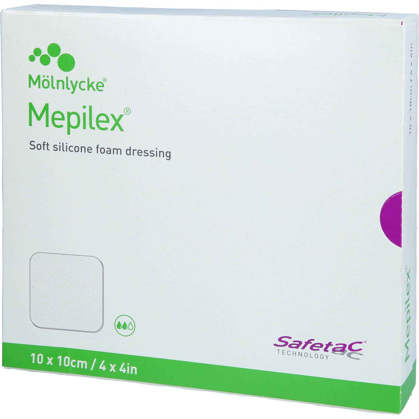 MEPILEX 10x10 cm foam dressing