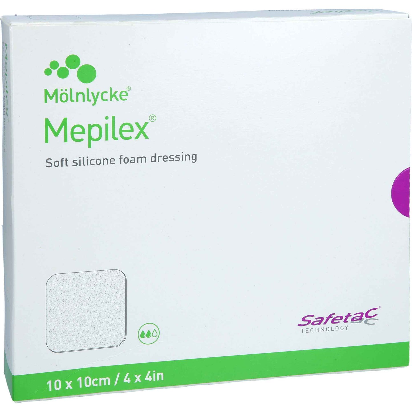 MEPILEX 10x10 cm foam dressing