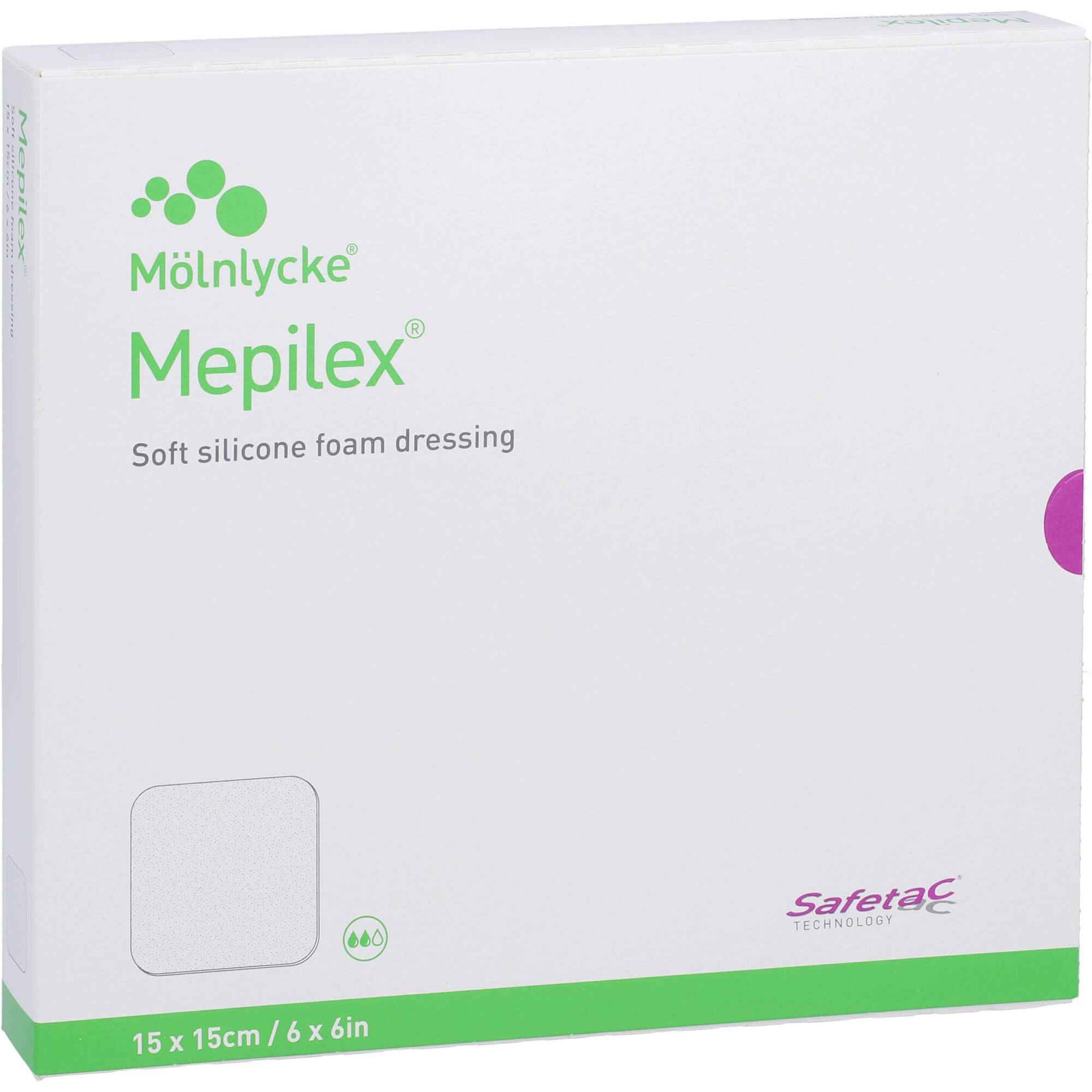 MEPILEX 15x15 cm foam dressing
