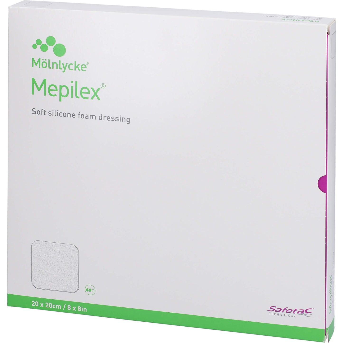 MEPILEX 20x20 cm foam dressing