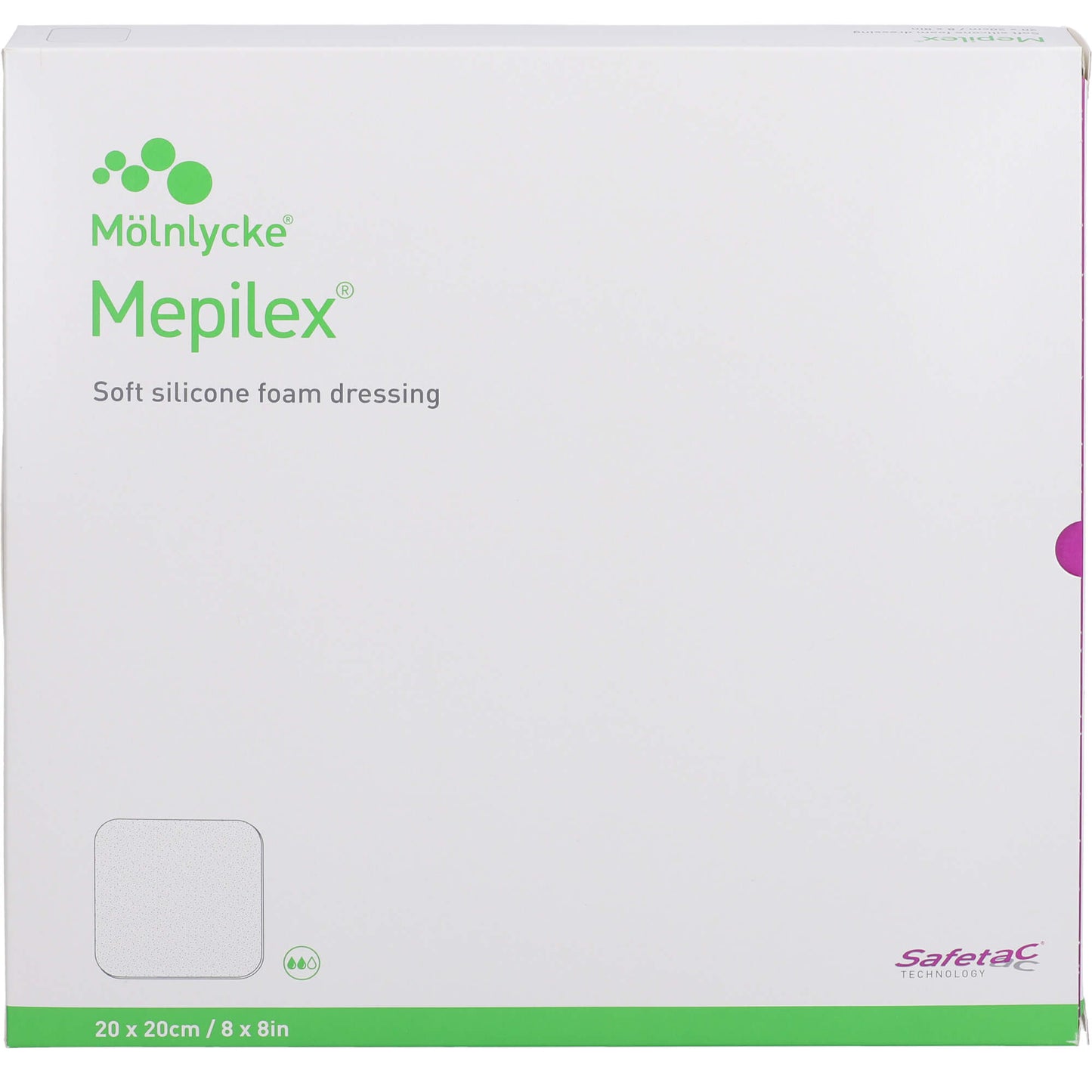 MEPILEX 20x20 cm foam dressing