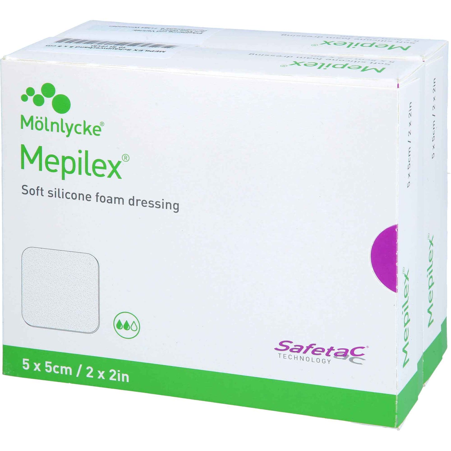 MEPILEX 5x5 cm foam dressing