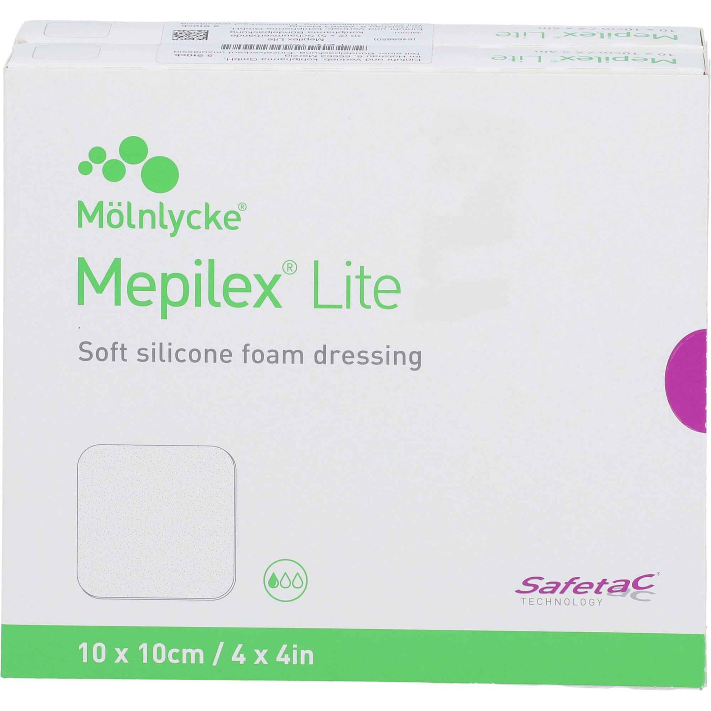 MEPILEX Lite foam dressing 10x10 cm sterile