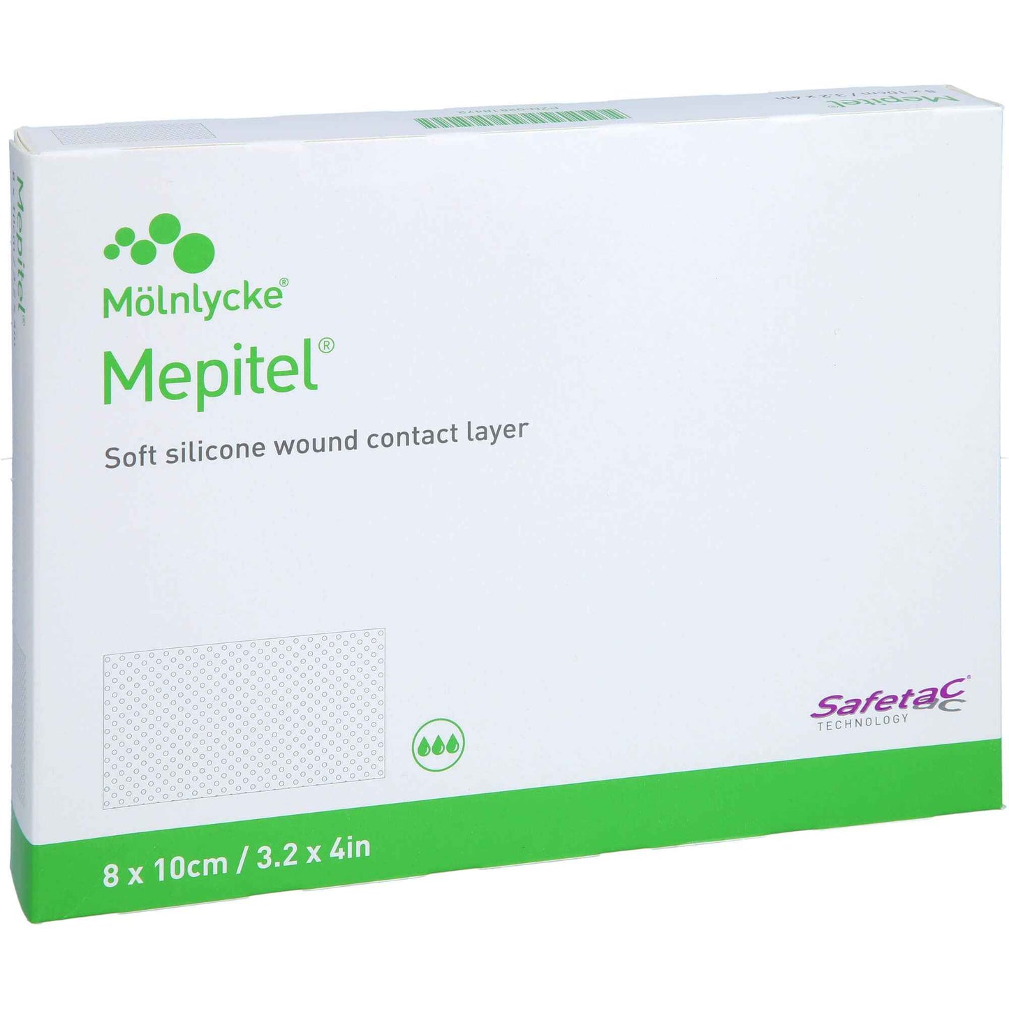MEPITEL silicone mesh bandage 8x10 cm sterile