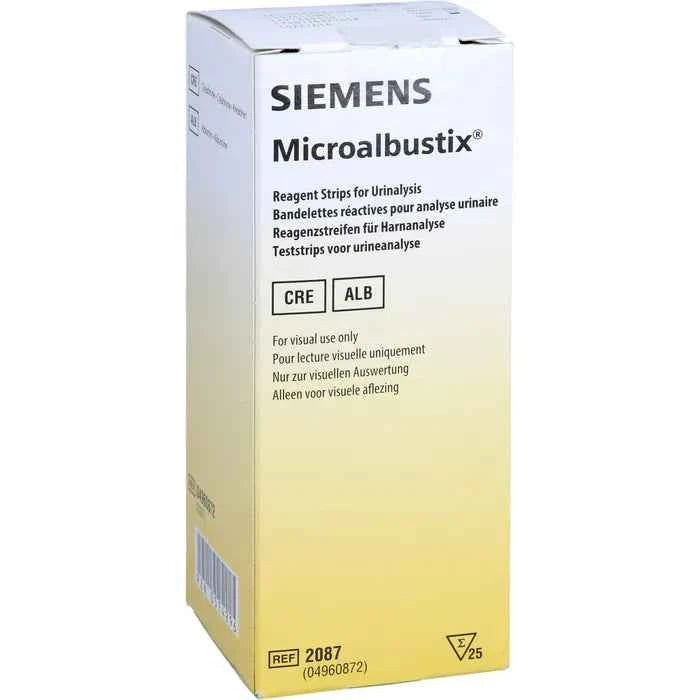 MICROALBUSTIX urine test strips, visually evaluable