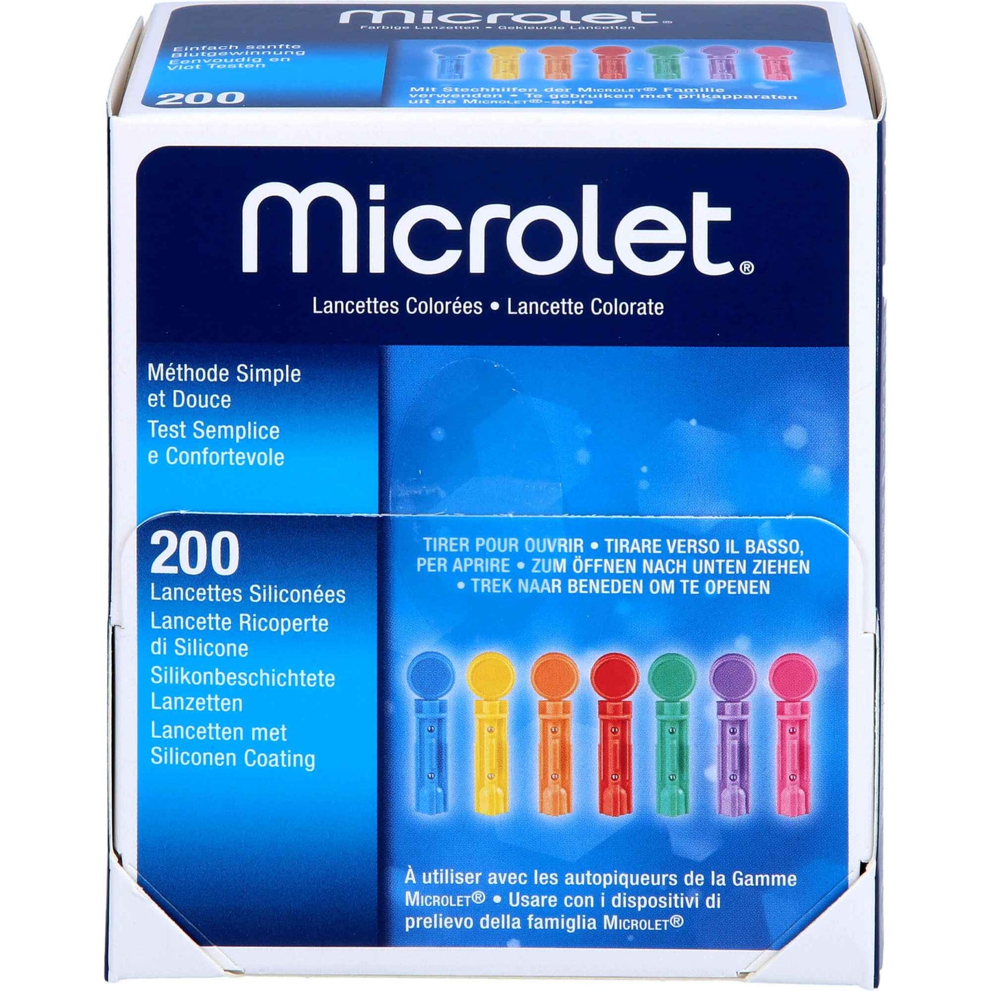 MICROLET colored lancets