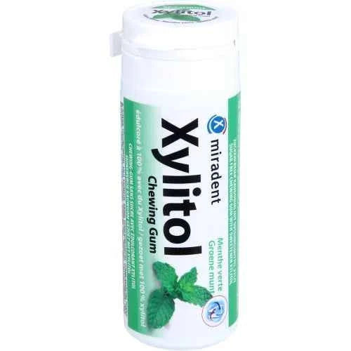 MIRADENT Dental Care Chewing Gum Xylitol Spearmint