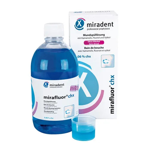 MIRADENT mouthwash mirafluor chx 0.06% 500 ml