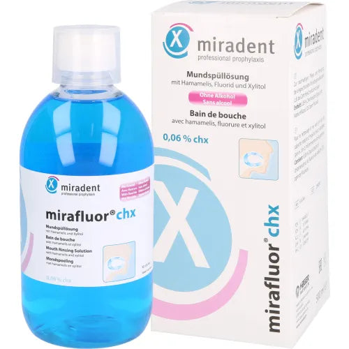MIRADENT mouthwash mirafluor chx 0.06% 500 ml