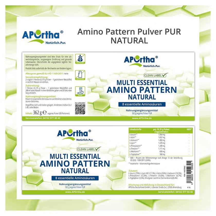 MULTI ESSENTIAL Amino Pattern natural powder