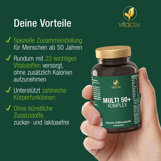 MULTI 50+ vitamin & mineral complex capsules - UKDorf