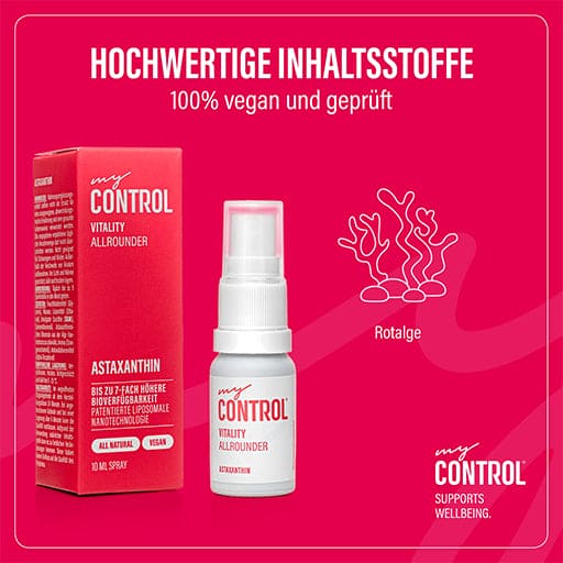 MY CONTROL Vitality Astaxanthin Spray - UKDorf