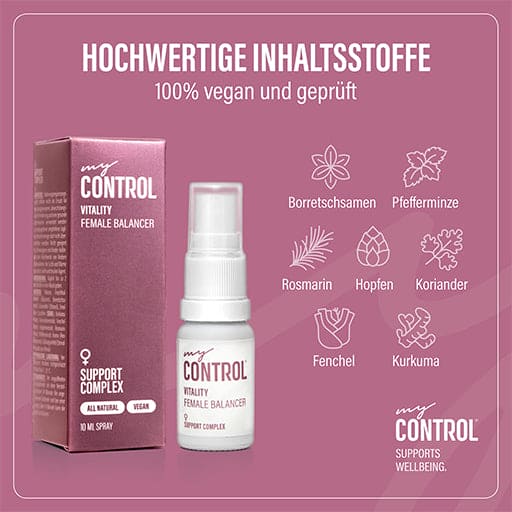 MY CONTROL Vitality Female Support Complex Spray - UKDorf