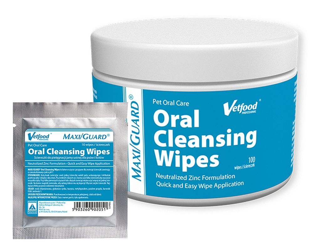 Maxi Guard Oral Cleansing Wipes Animal oral hygiene wipes - UKDorf