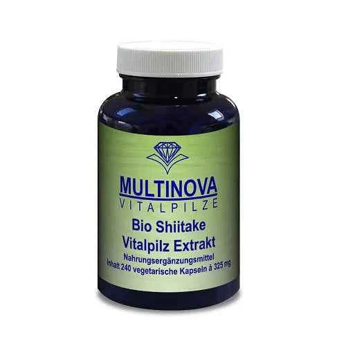 Minerals, potassium, calcium, phosphorus, iron, zinc, ORGANIC SHIITAKE extract capsules