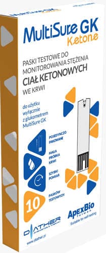 MultiSure GK Ketone Test Strips - UKDorf