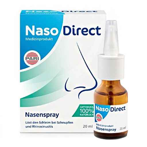 NASODIRECT nasal spray with captomucil