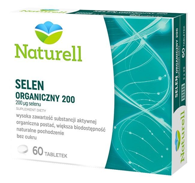 NATUREL Organic Selenium 200 mcg 60 tablets