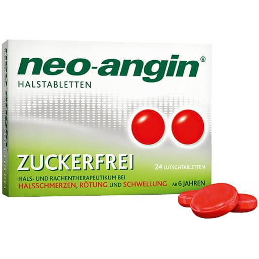 NEO-ANGIN throat lozenges sugar-free 24 PCS - UKDorf