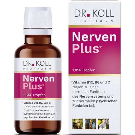 NERVEN PLUS Dr.Koll Gemmo Kompl.Vit.B12 B6 Drops - UKDorf