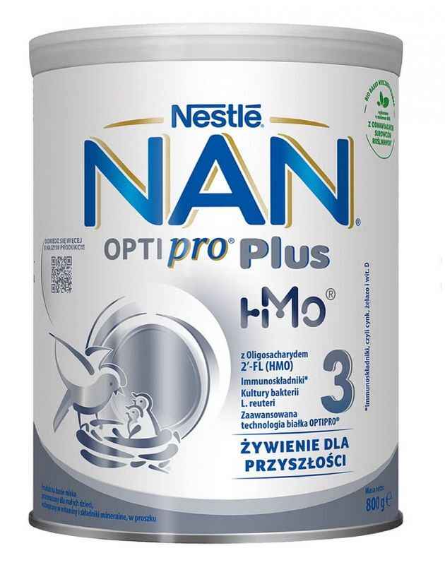 NESTLE NAN OPTIpro Plus 3 Formula milk for children after 1 year 800 g