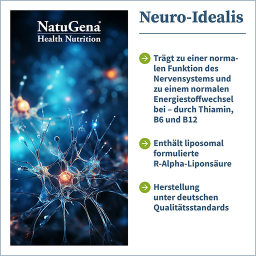NEUROIDEALIS Vitamin B Complex + Lipoic Acid Capsules - UKDorf