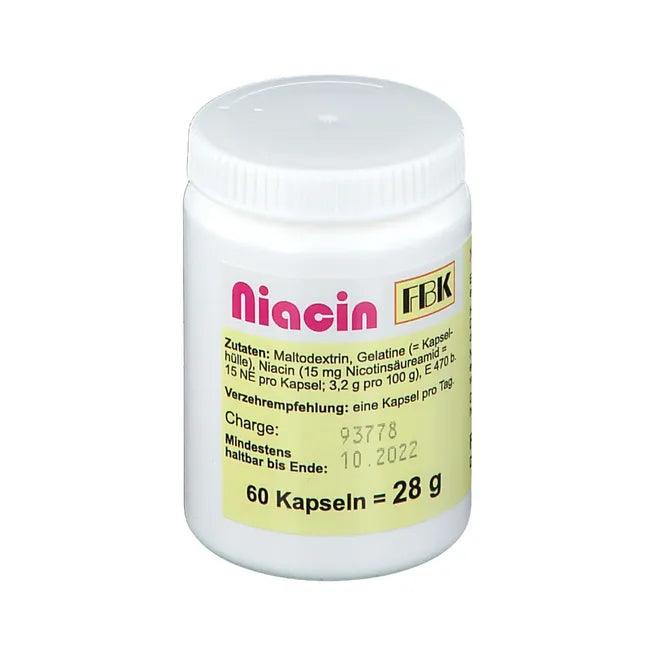 NIACIN CAPSULES, FBK Pharma GmbH - UKDorf