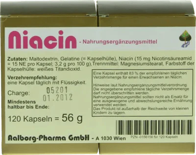NIACIN CAPSULES, FBK Pharma GmbH - UKDorf