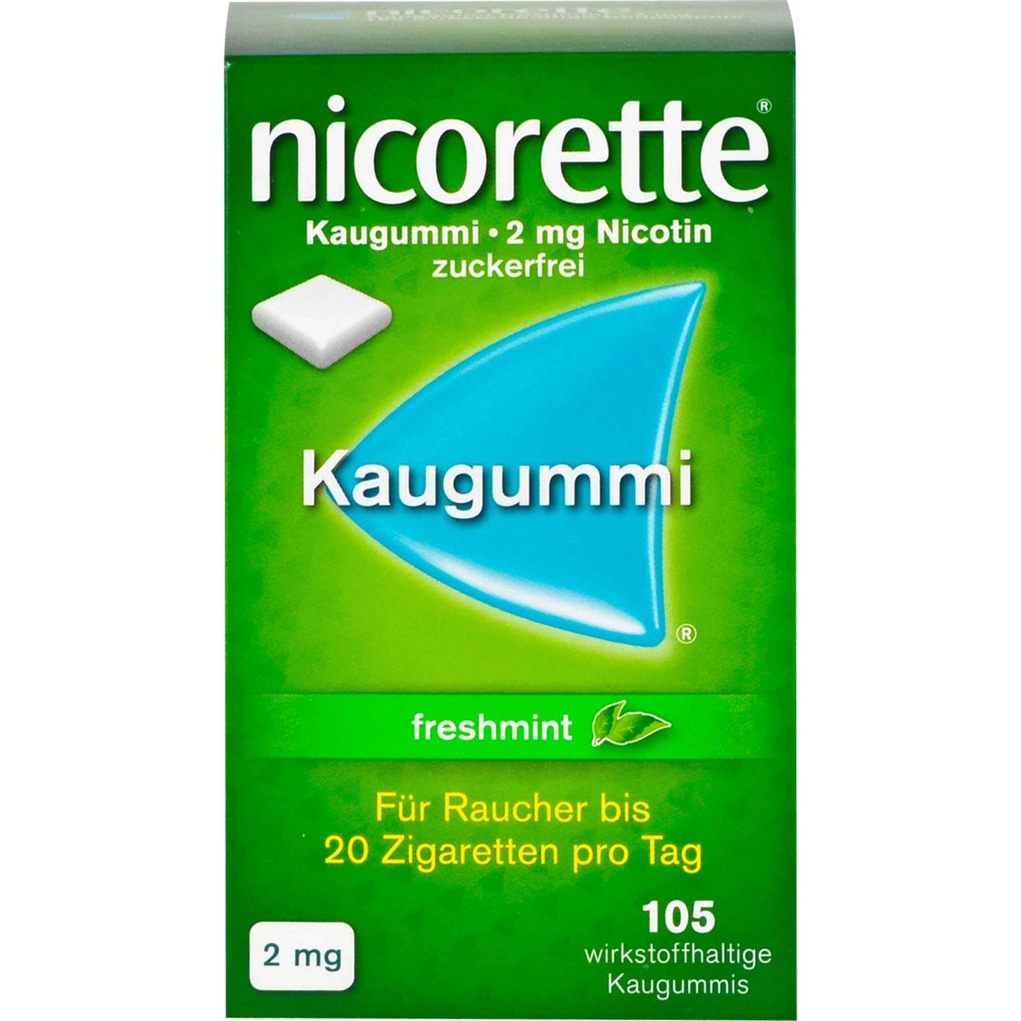 NICORETTE Chewing Gum 2 mg freshmint