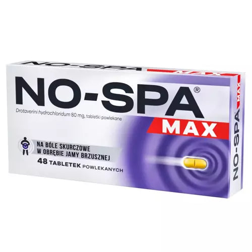 NO-SPA Max 80mg x 48 tablets - UKDorf