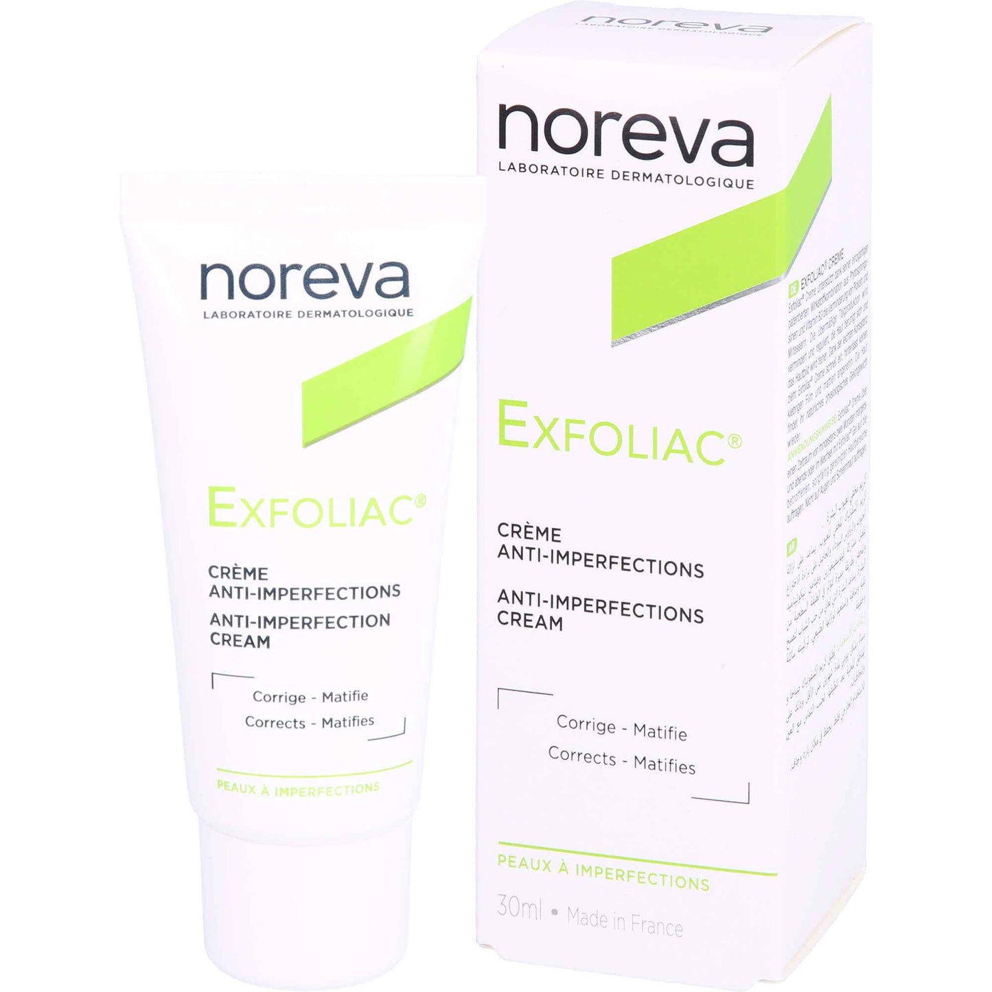 NOREVA Exfoliating Cream, (formerly Actipur) for acne-prone skin