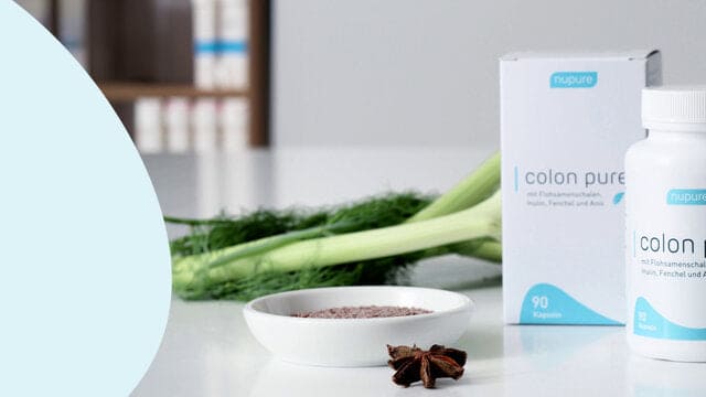 NUPURE colonpure with psyllium husk & inulin - UKDorf
