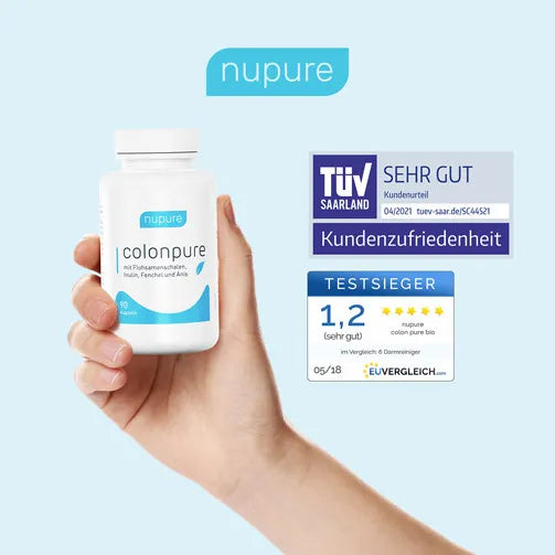 NUPURE colonpure with psyllium husk & inulin - UKDorf