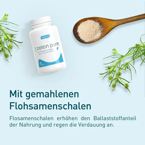 NUPURE colonpure with psyllium husk & inulin - UKDorf