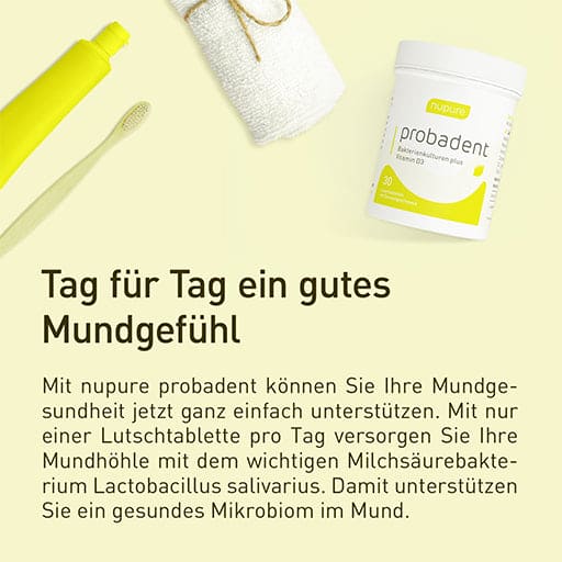 NUPURE probadent probiotic oral flora lemon Lut. - UKDorf