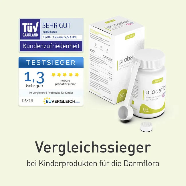 NUPURE probaflor junior children's probiotic powder - UKDorf
