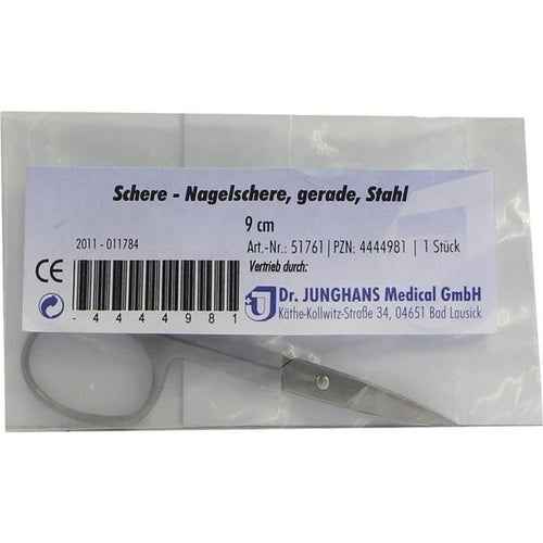 Nail scissors 9 cm straight