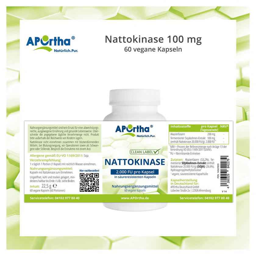 Nattokinase 100 mg Capsules