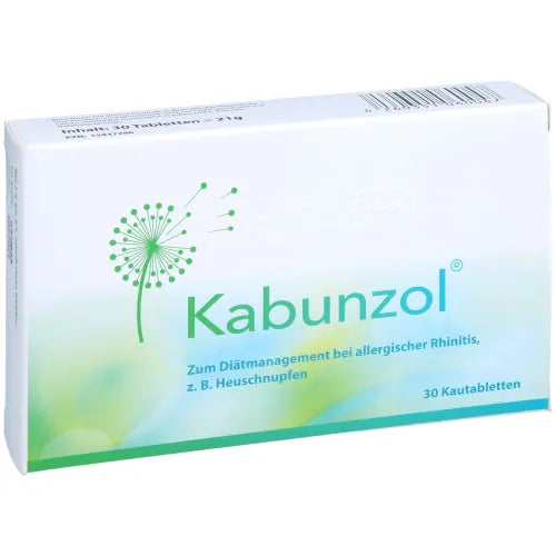 Natural for allergic rhinitis, hay fever KABUNZOL Chewable Tablets 30 tablets