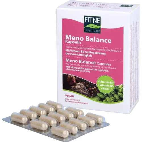 Naturally hormone-free through the menopause, MENO BALANCE capsules