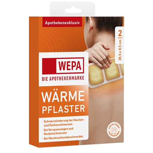 Neck pain relief, HEAT PATCHES Neck, Back 8.5x28.5 cm