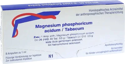 Nicotiana tabacum, MAGNESIUM PHOSPHORICUM ACIDUM, ampoules - UKDorf