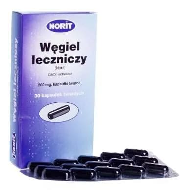 Norit Medicinal Carbon 200mg - UKDorf