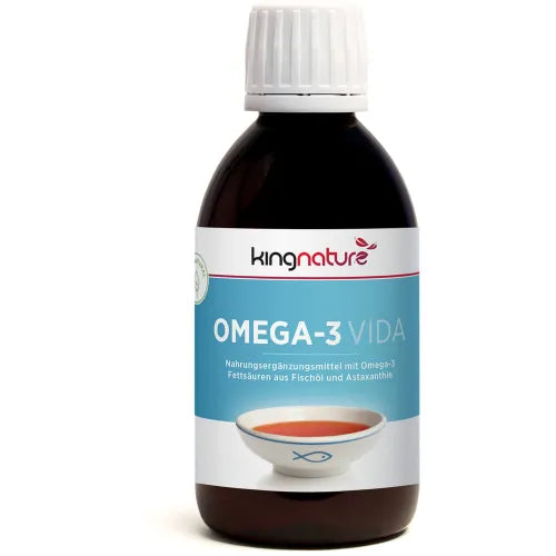 OMEGA-3 Vida 2750 mg O-3 per 10 ml liquid. 250ml