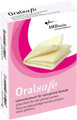 ORAL SAFE latex protective cloth strawberry - UKDorf