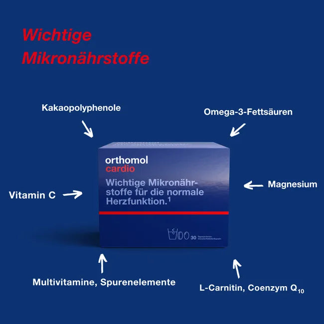 ORTHOMOL Cardio granules/caps/tablet combination pack - UKDorf