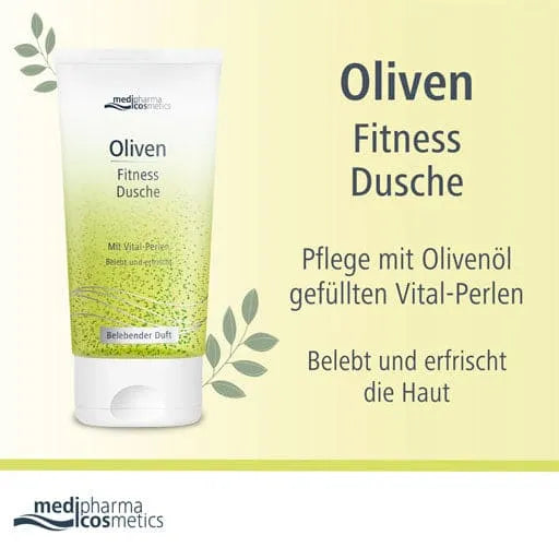 Olive oil, panthenol, OLIVEN FITNESS shower - UKDorf