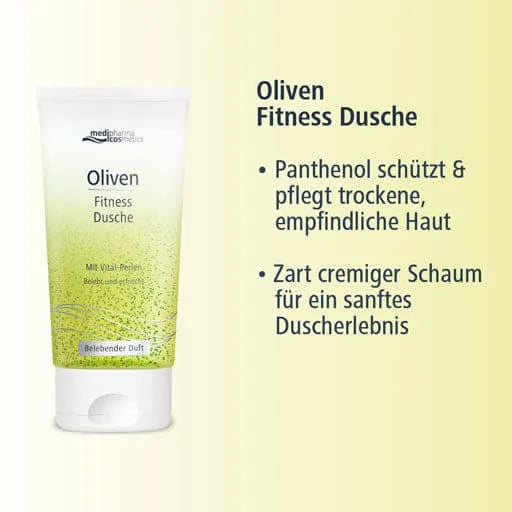 Olive oil, panthenol, OLIVEN FITNESS shower - UKDorf