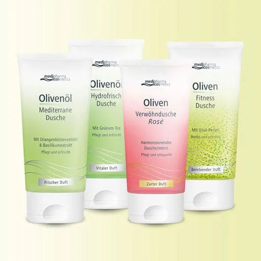 Olive oil, panthenol, OLIVEN FITNESS shower - UKDorf