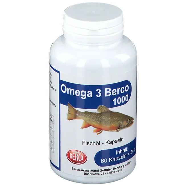 Omega 3 fatty acids, Berco 1.000 mg - UKDorf